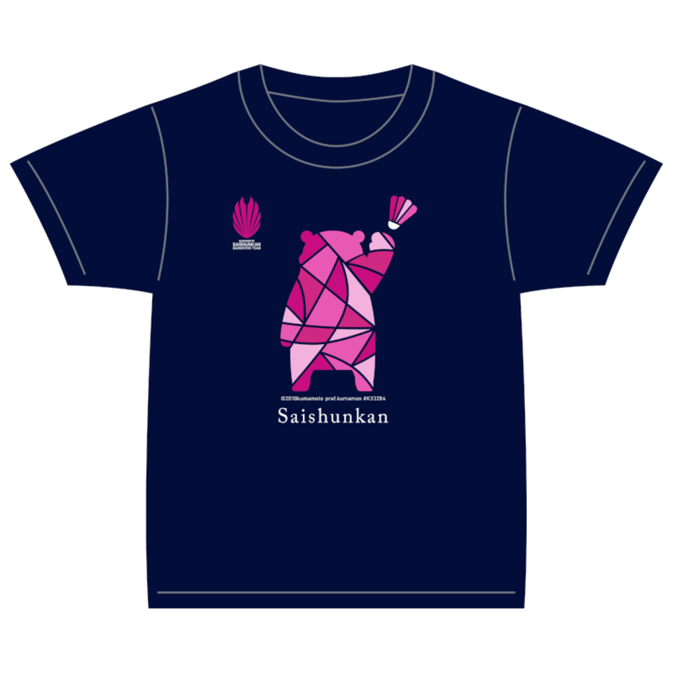 ブロッキング・ピンクTシャツ くまモンver.