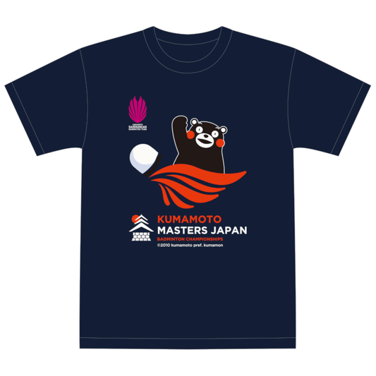 熊本マスターズジャパンロゴTシャツ（ネイビー）