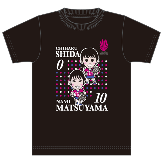 シダマツペア 似顔絵Tシャツ 2023ver.