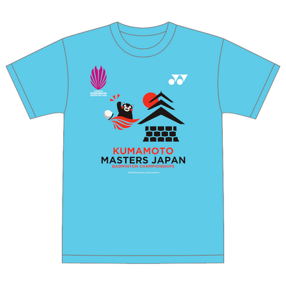 熊本マスターズジャパン2024 ロゴTシャツ（ライトブルー）