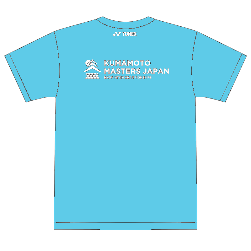 熊本マスターズジャパン2024 ロゴTシャツ（ライトブルー）