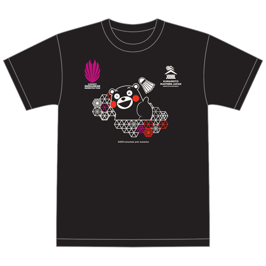 熊本マスターズジャパン2024 レトロモダンTシャツ くまモンver.