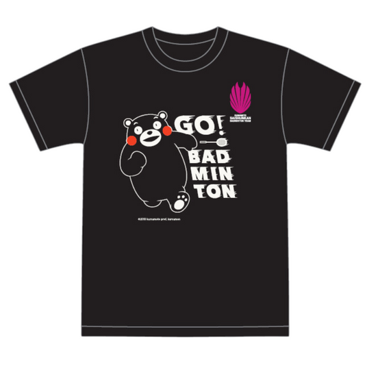 GO!BADMINTON Tシャツ くまモンver.